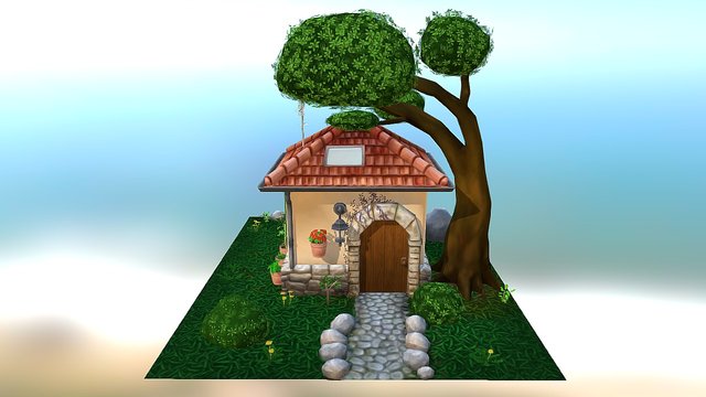 Italian rural house 3D Model
