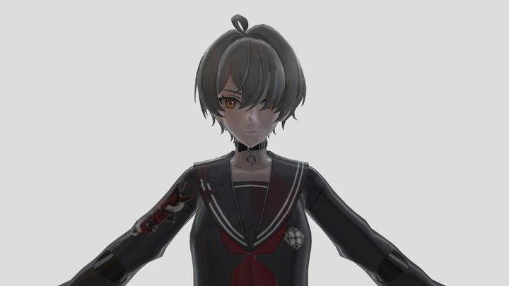 Yata: Higanbana (Punishing Gray Raven) 3D Model