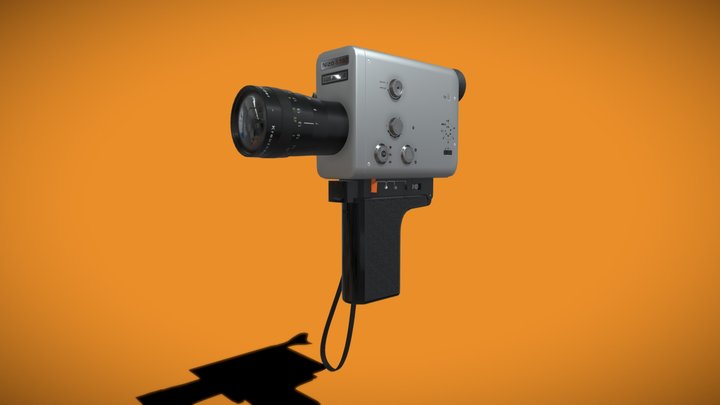 Super 8 Film Camera - Braun Nizo S560 3D Model