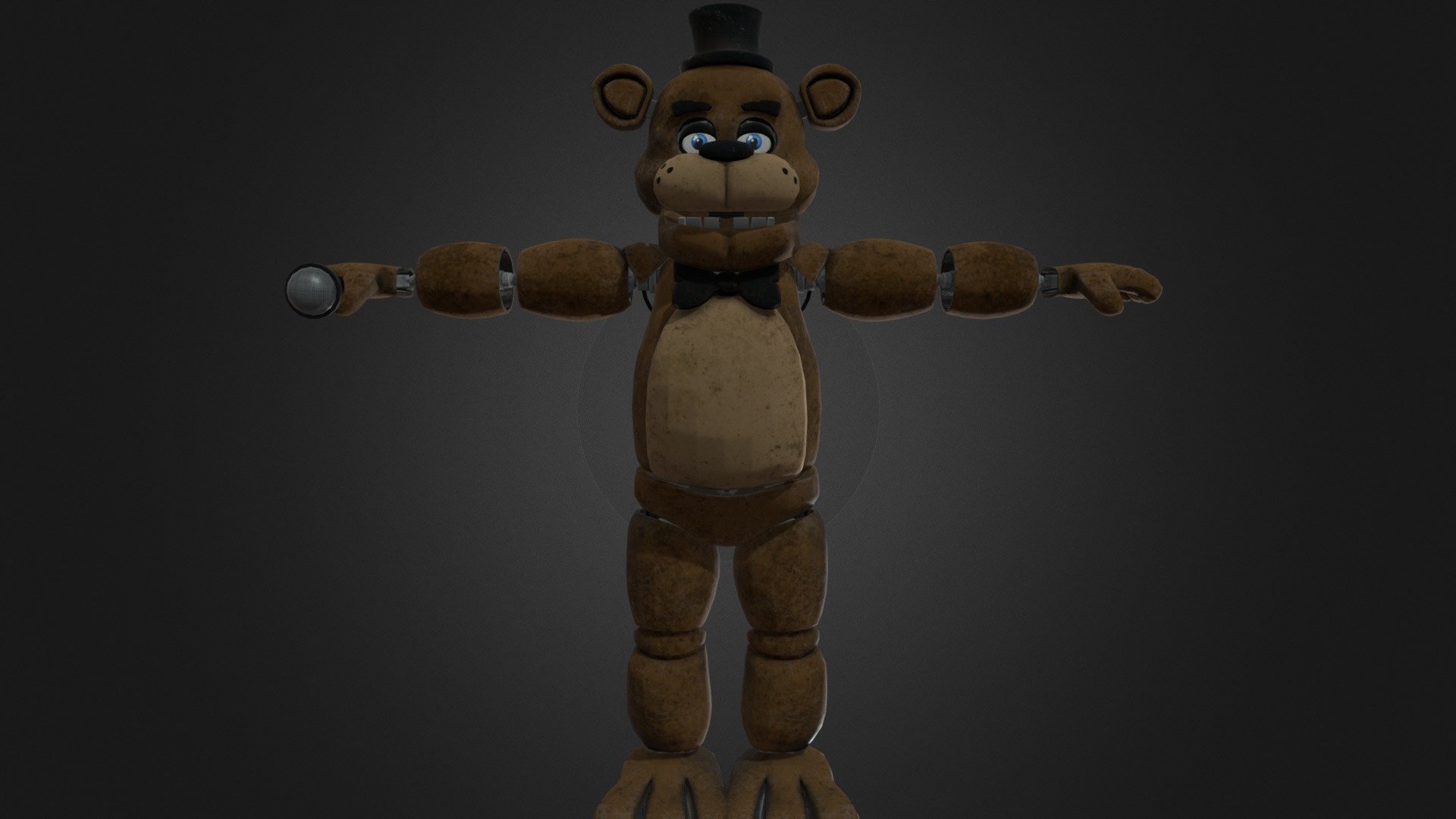 Freddy Fazbear From Fnaf Help Wanted Download Free 3d Model By | Images ...