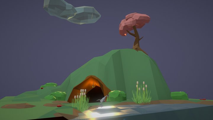 Cube World -Lovers Cave- 3D Model