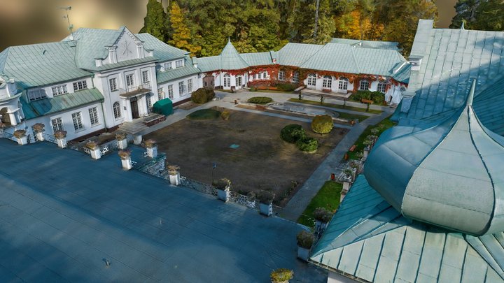 Kultura3D - Zamoyski Palace in Adampol, Poland 3D Model