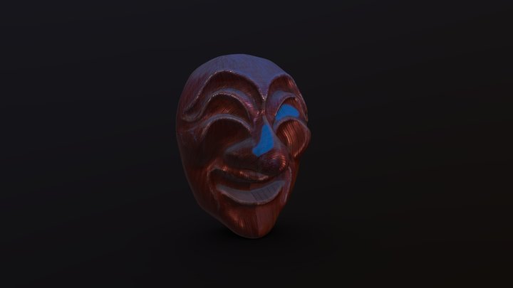 asian  mask 3D Model