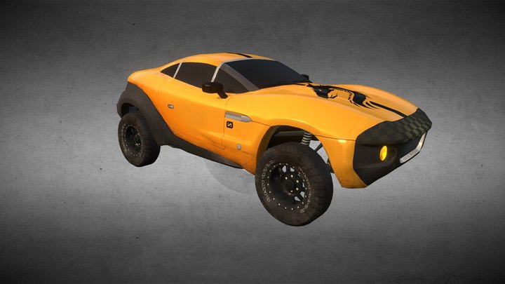 Mesh Rally Fighter 3D Model
