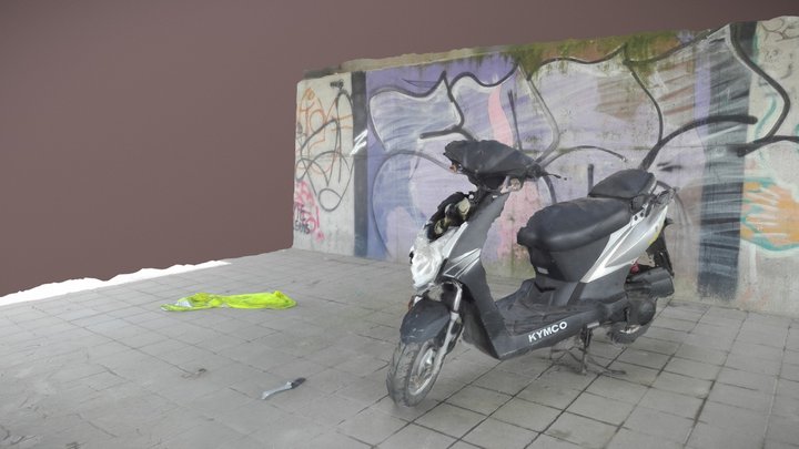 Scooter Photoscan 3D Model