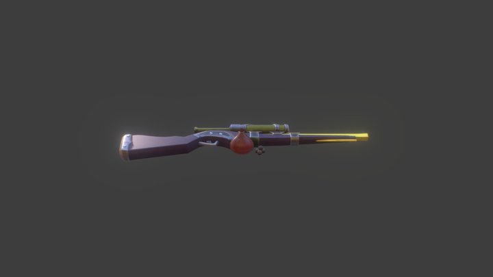 Sea Of Thieves Sniper 3D Model