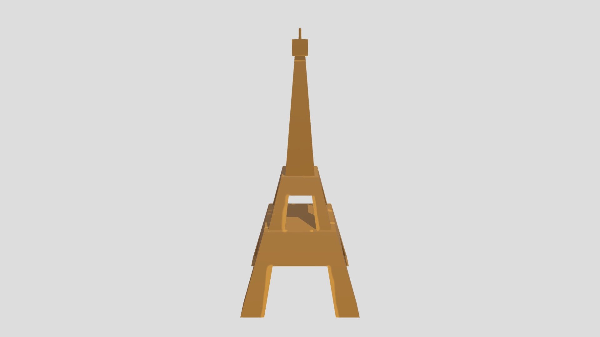 Eifel Tower Low Poly