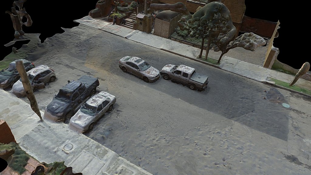 Movilidad Accidentes Simplified 3d Mesh