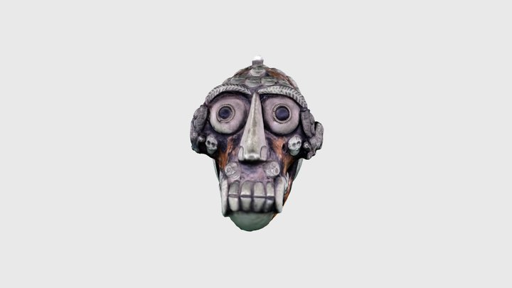 Plated_skull_LP 3D Model