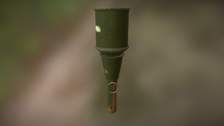 RPG-43 Grenade 3D Model