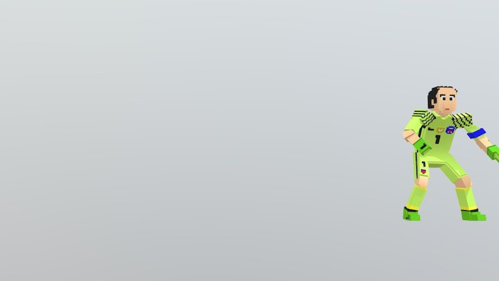 Claudio Bravo Atajada 3D Model