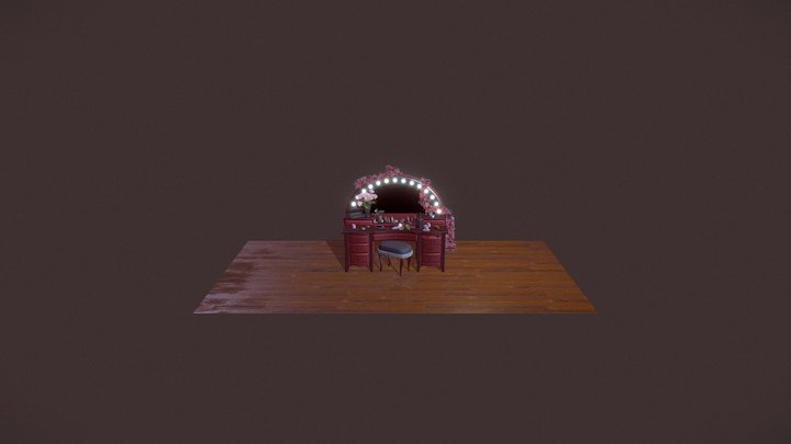 Vanity Table 3D Model