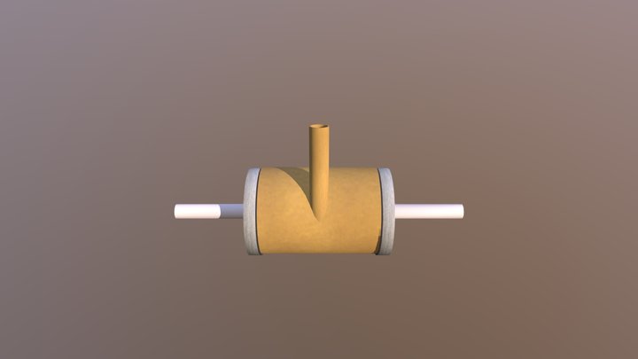 Steam Turbine 3D Model