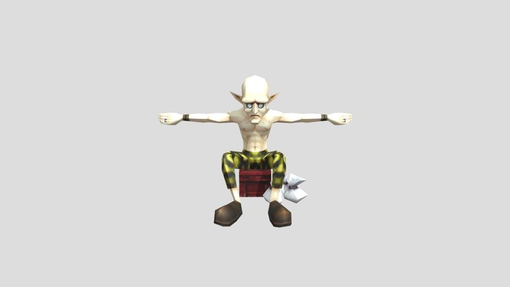OoT3D_Carpenter_Son_Grog 3D Model