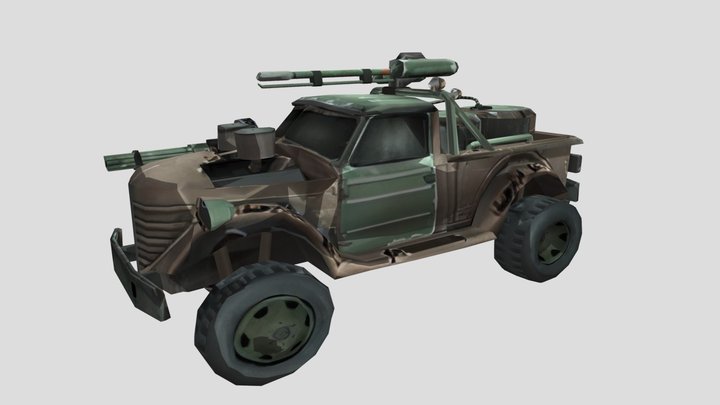 TM HC - Old Pickup 3D Model