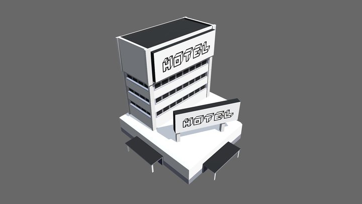 Hotel Small 3D Model
