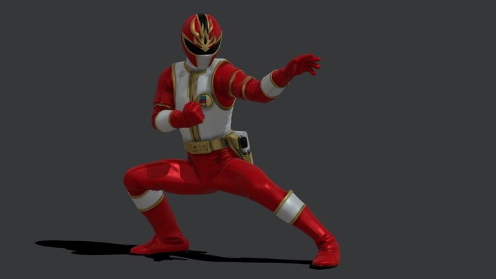 POSED DAIRANGER INSPIRED RANGER [MESHY 6]