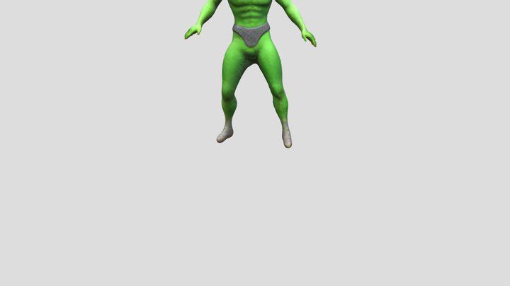Dodging Right 3D Model