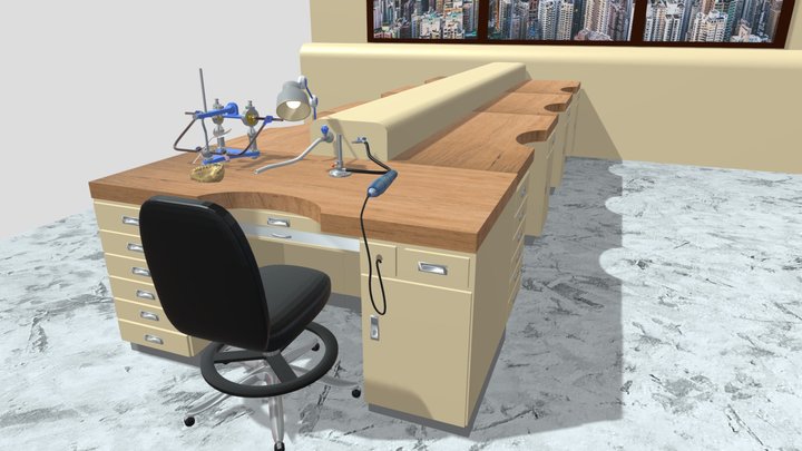 Dental laboratory 3D Model