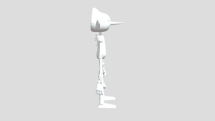 Pinocho Palma 3D Model