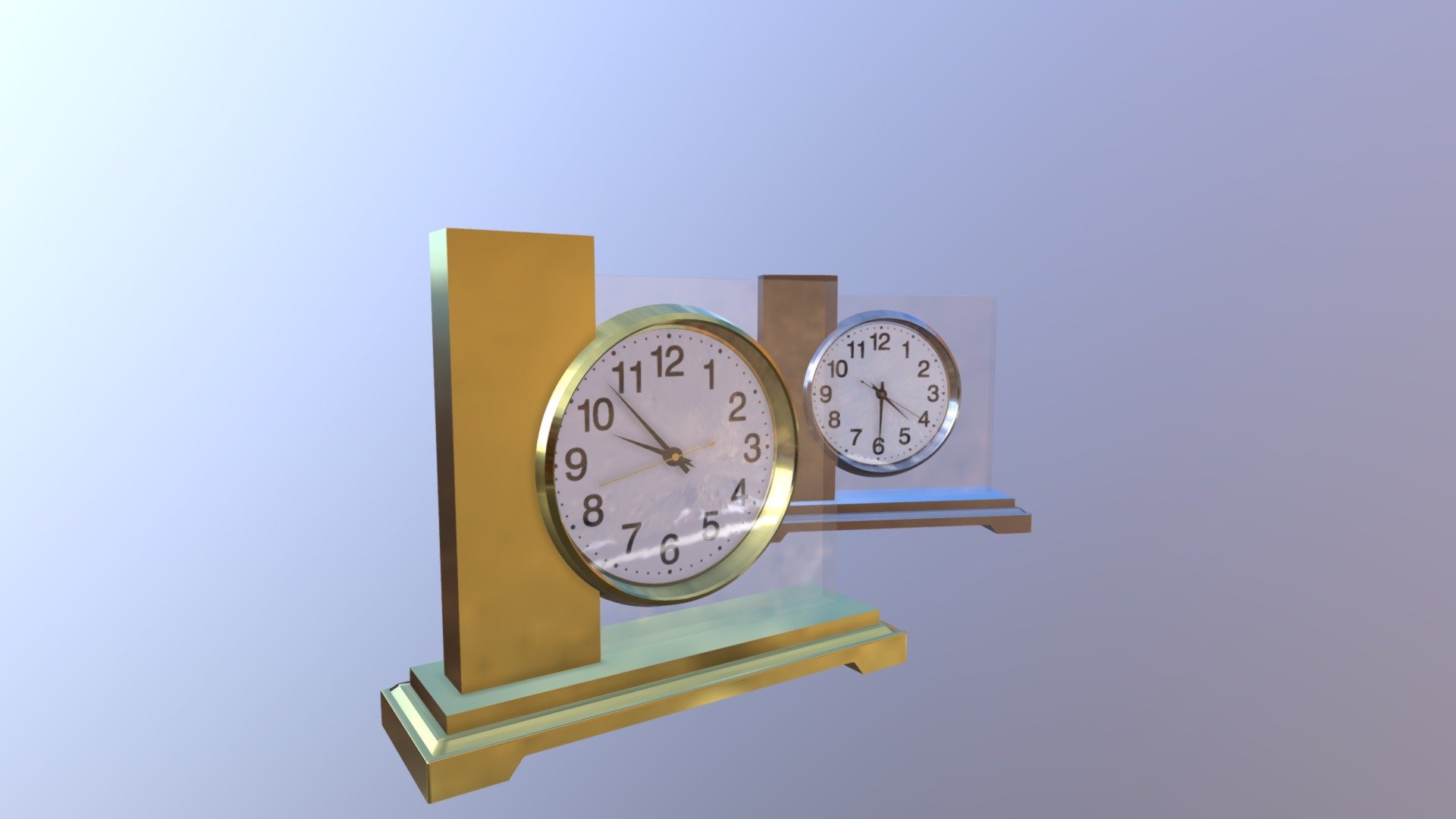 Desktop Clock Set Sketchfab