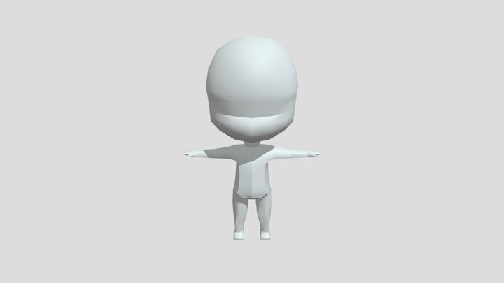 SGD214 Low Poly Character 3D Model