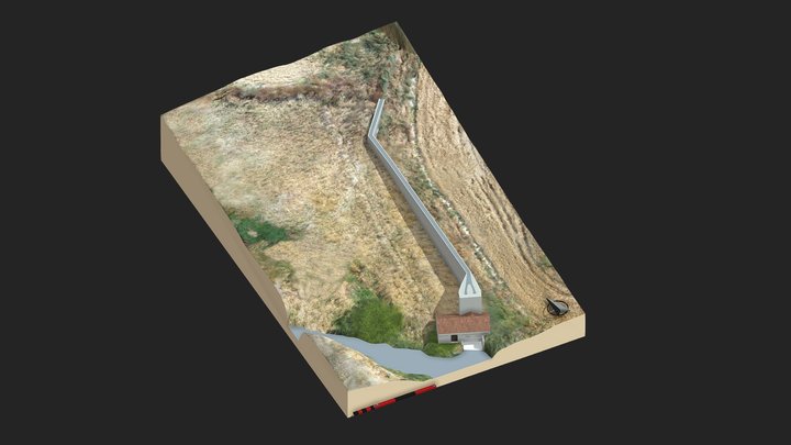 Molino de la Tranca (sólido) 3D Model