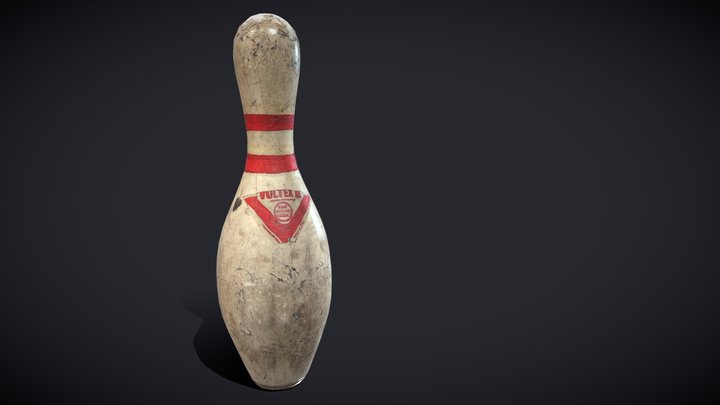 Weening - Bowling Pin Photogrammetry 3D Model
