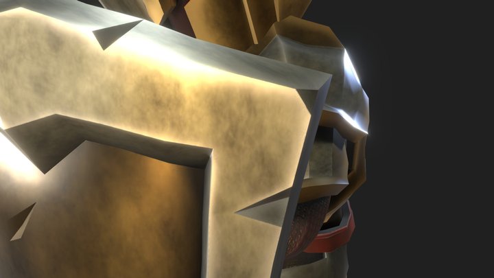 Warlord Stylized Animated 3D Model