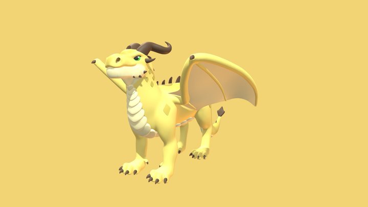 Golden Dragon 3D Model