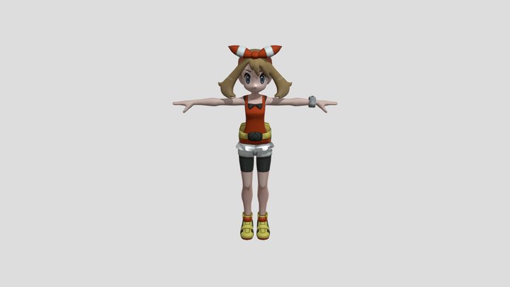 Pokemon Trainer May 3D Model
