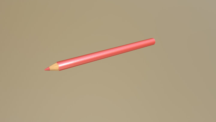 Coloring Pen 3D Model