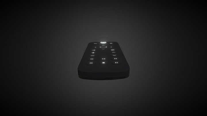Xbox Media Remote 3D Model