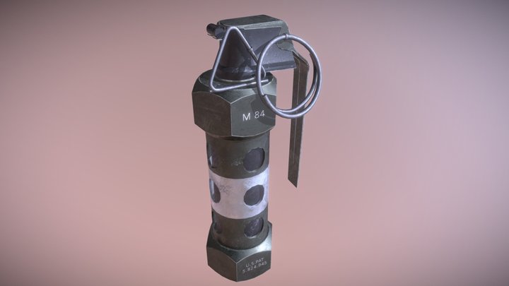 Stun Grenade 3D Model