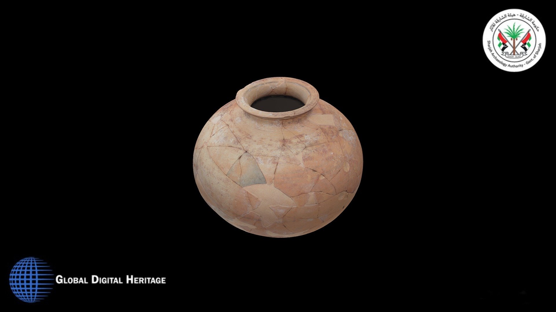 PreIslamic Pottery Jar, Mleiha, Sharjah, UAE Download Free 3D model