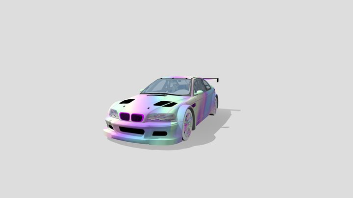 BMW NFS MW HOLOGRAPHIC 3D Model