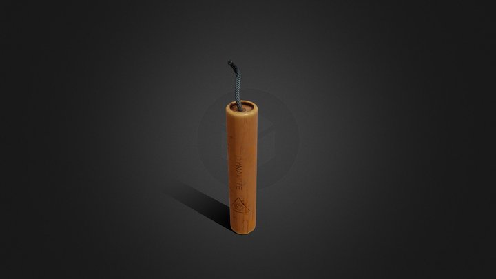 Dynamite stick – Free 3D Model STL