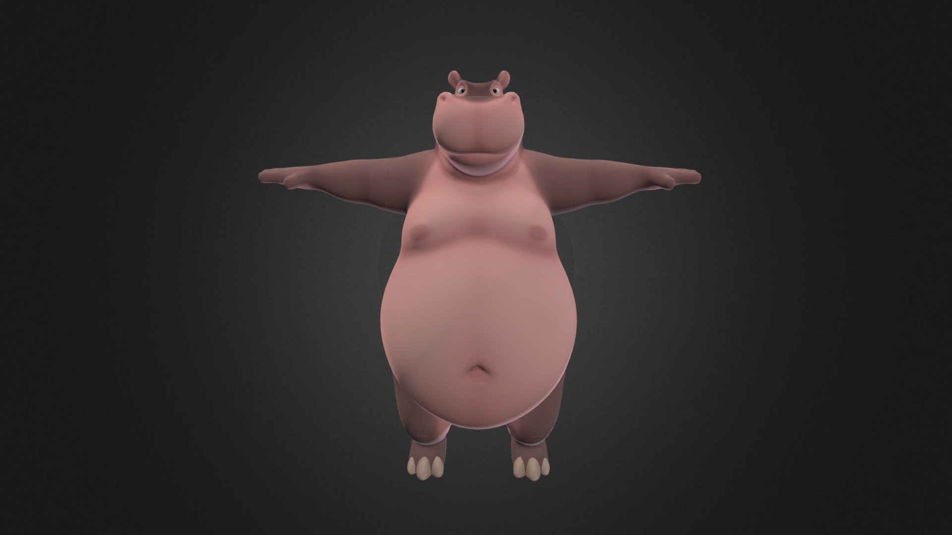 Hippopotamus 3D models - Sketchfab