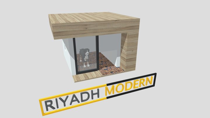 HOME DOG MODERN 3D Model