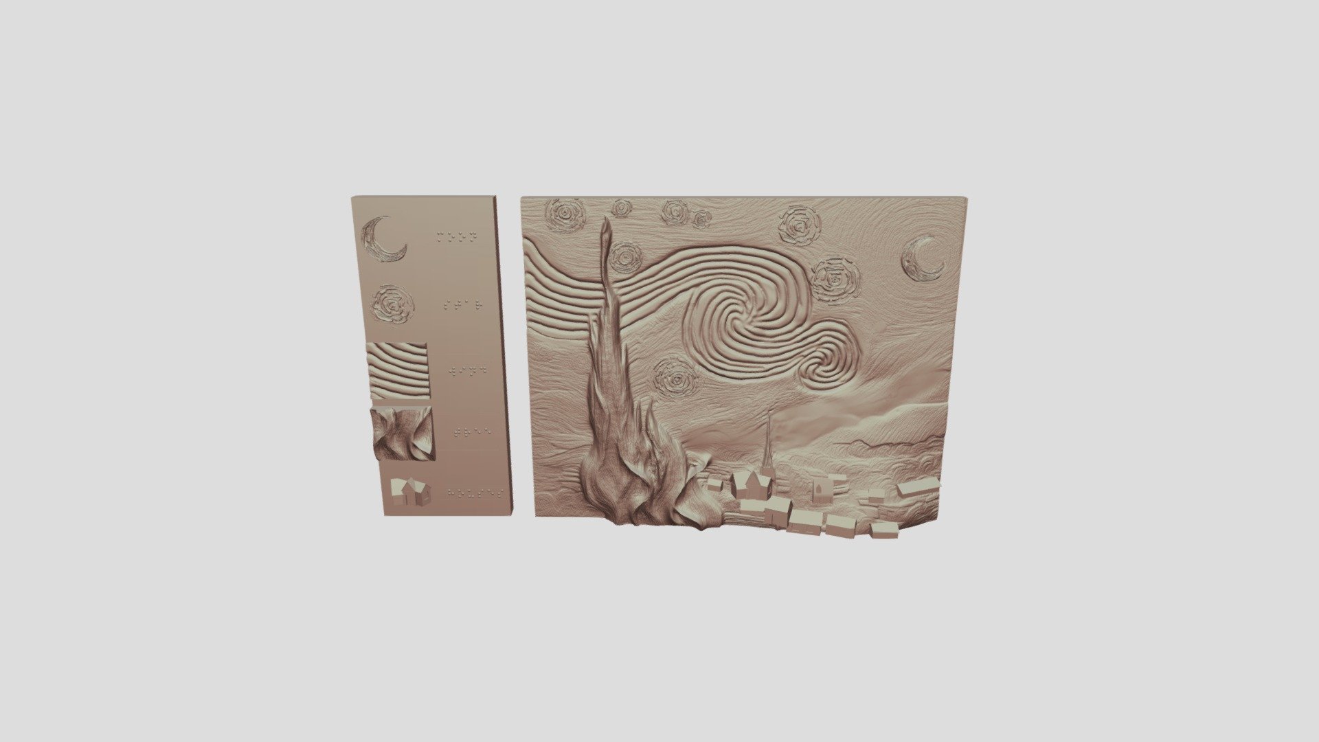 Tactile "The Starry Night"