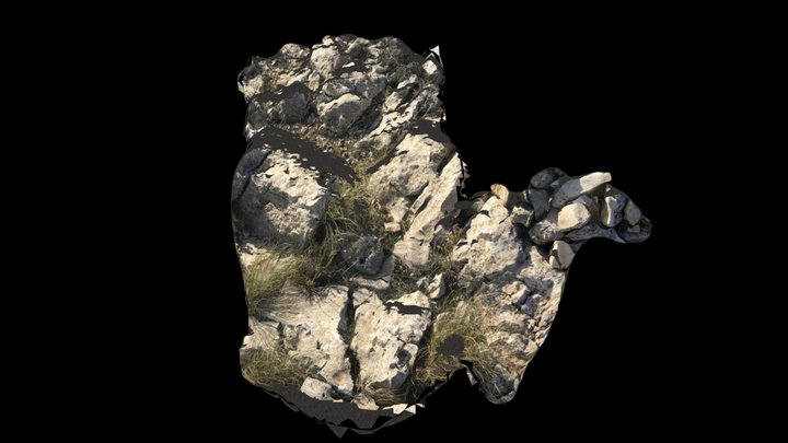 Sierra Larga María rocks 2 3D Model