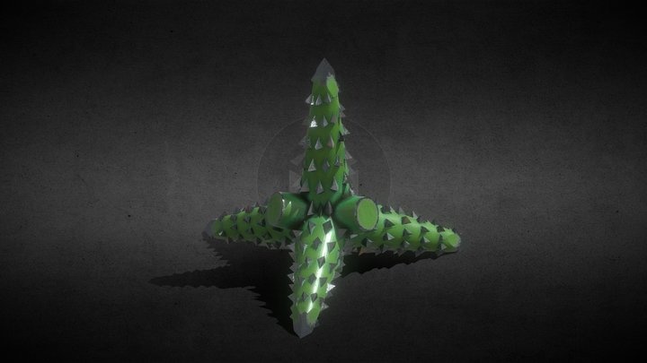 Military caltrop - 8k textures, fbx, obj 3D Model