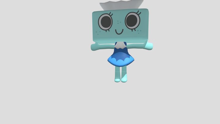 Tisha from dandy’s world 3D Model