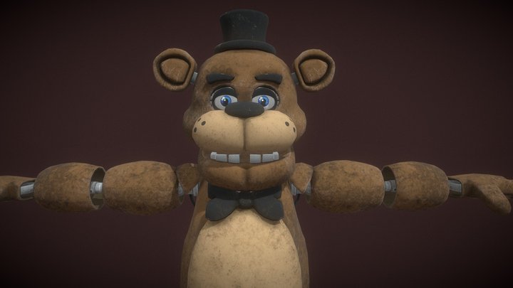 HW Freddy Fazbear (RIGGED!) 3D Model