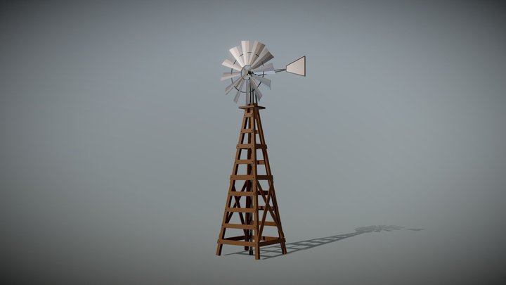 LowPoly Windmill