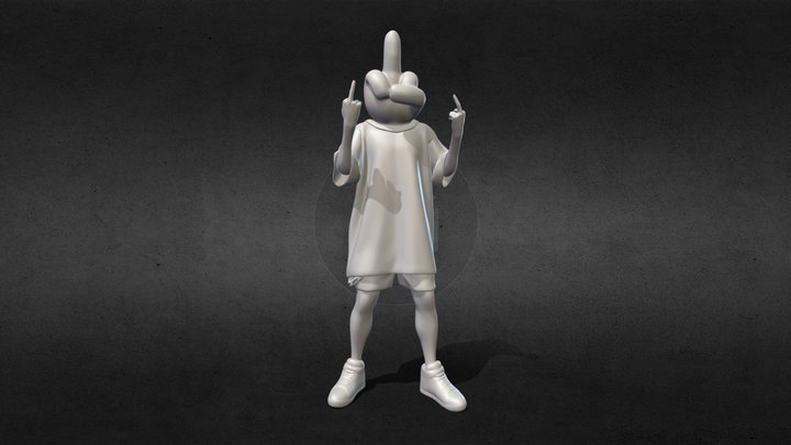 FuxMan 3D Model