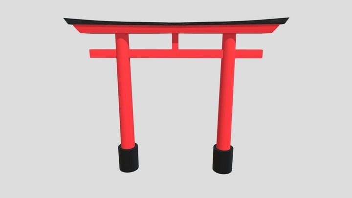 Torii gate 3D Model