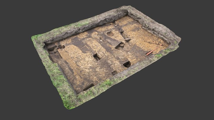 Ouse and Derwent Project: Hemingbrough Trench 1 3D Model