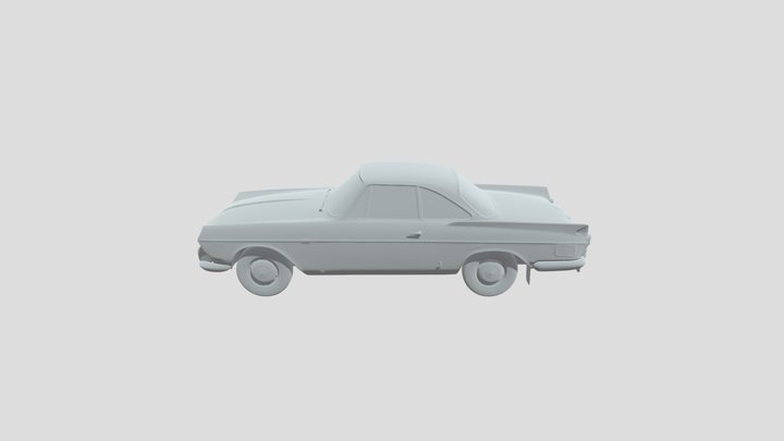 Fiat 2100 Vignale En Plein 3D Model