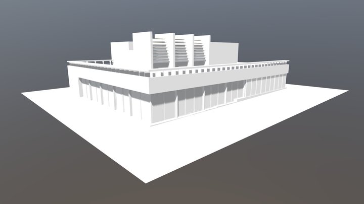 Biblioteca Oriol Bohigas 3D Model